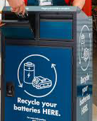 Battery recycle Drop off Bin