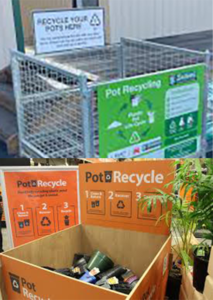 Pot Recycle bins